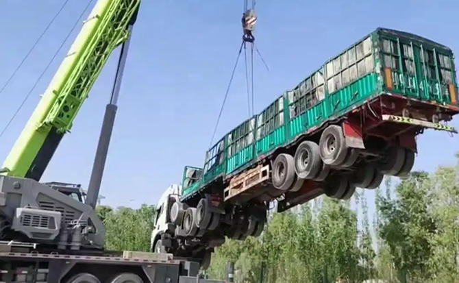 白银区道路脱困救援案例